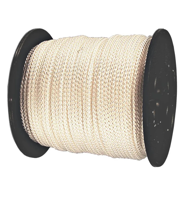 GEVLOCHTEN NYLON TOUW 10MM 100M WIT REF:NT 10-100REK LEDENT