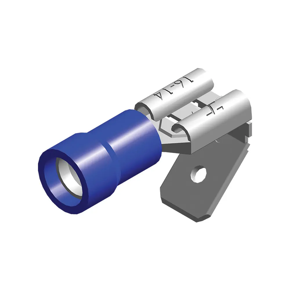KABELSCHOEN 6.3MM COMBINATIE MAN VROUW BLAUW 562 REF:250068 PACAUTO 