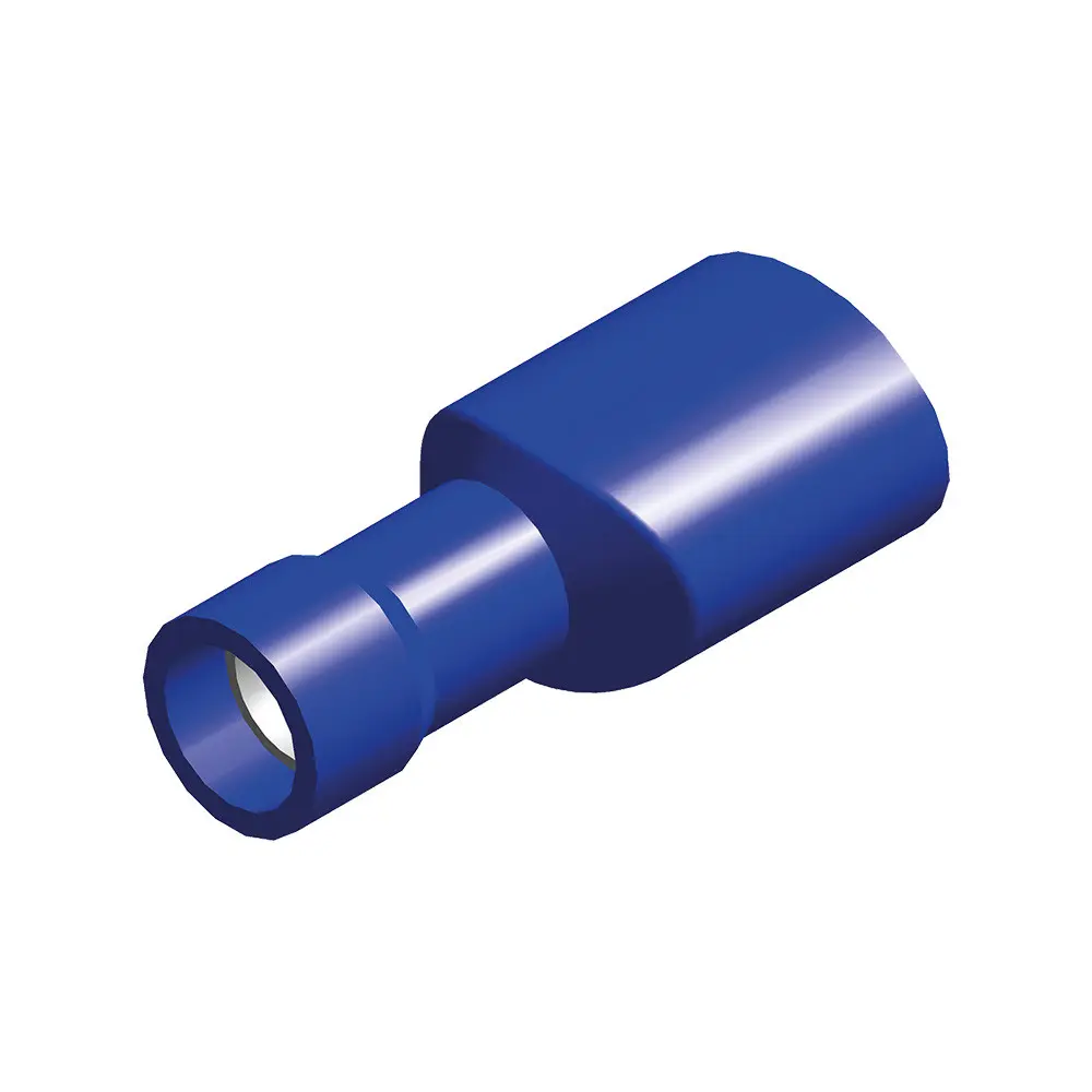 KABELSCHOEN 6.3MM VOLLEDIG GEÏSOLEERD BLAUW 1542  REF:250075 PACAUTO