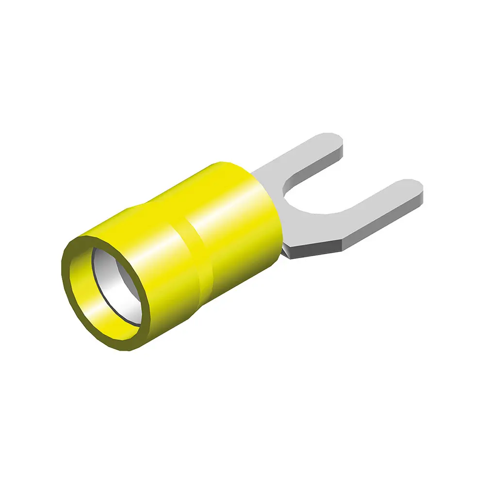 KABELSCHOEN 6.4MM VORK GEEL REF:250029 PACAUTO