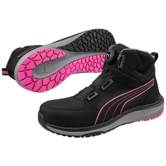 VEILIGHEIDSSCHOENEN PUMA ASPIRE PINK DISC MID (63.295.0) 