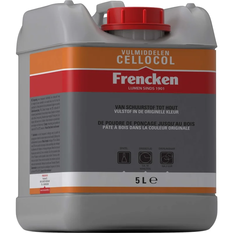 HOUTVULMIDDEL CELLOCOL 5 LITER REF:125261 FRENCKEN