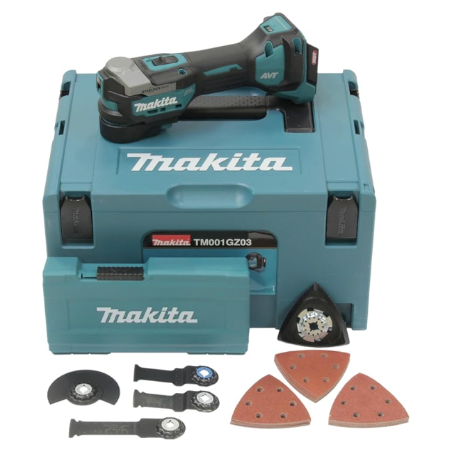 MULTITOOL XGT + ACCESSOIRES + MAKPAC REF:TM001GZ03 MAKITA