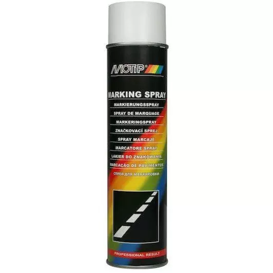 MOTIP MARKEERSPRAY HANDMATIG GEBRUIK WIT 600 ML REF:MOT000030 MOTIP