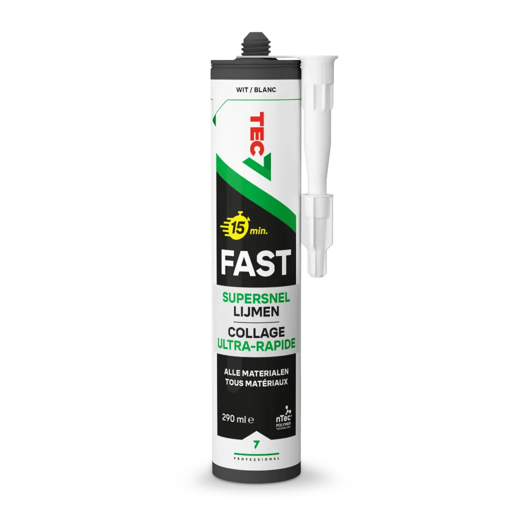 MONTAGELIJM TEC7 FAST WIT PATROON 290ML REF:538206000 TEC7