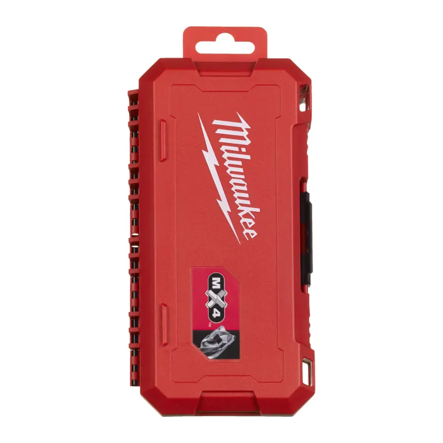 7-DELIGE SDS-PLUS BORENSET MX4 PACKOUT READY BOX REF:4932500060 MILWAUKEE