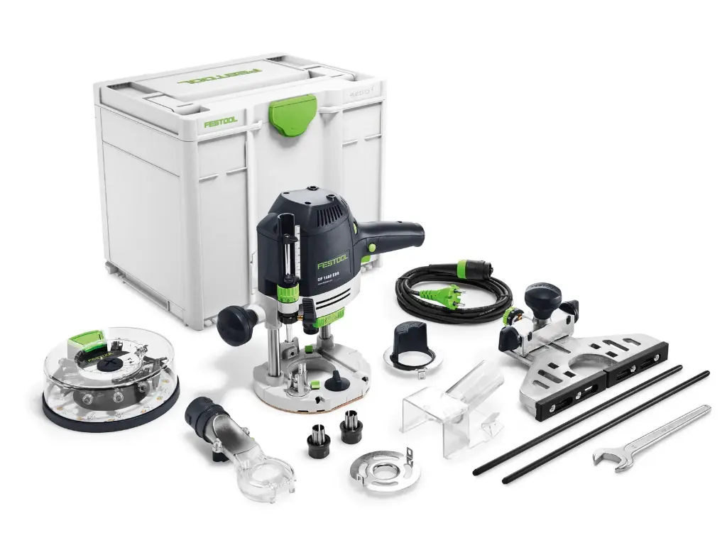 BOVENFREESMACHINE OF 1400 EBQ-PLUS-BOX REF:578953 FESTOOL 