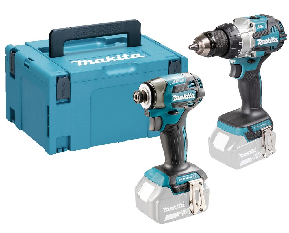 COMBISET LXT (DHP489 + DTD173) IN MAKPAC ZONDER ACCU EN LADER REF:DLX2528J MAKITA