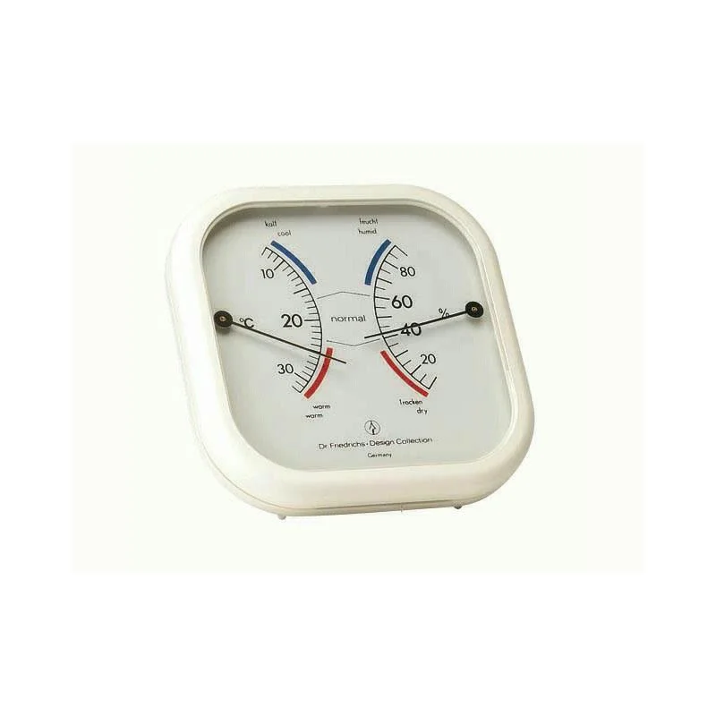 THERMOMETER HYGROMETER PLASTIC 10x10CM 790410 REF:890021