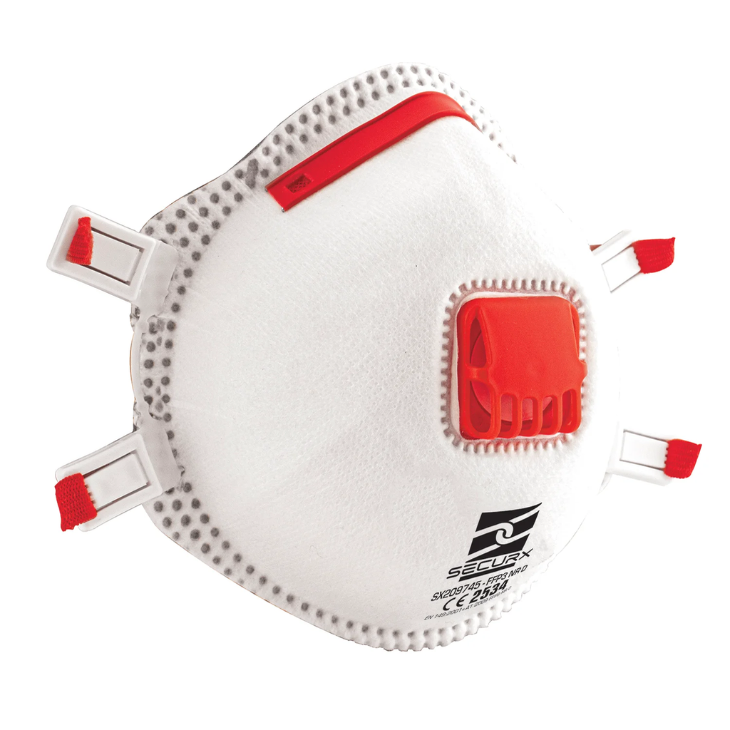 FIJNSTOFMASKER SECURX FFP3 + VENTIEL REF:SX 209745 SECURX