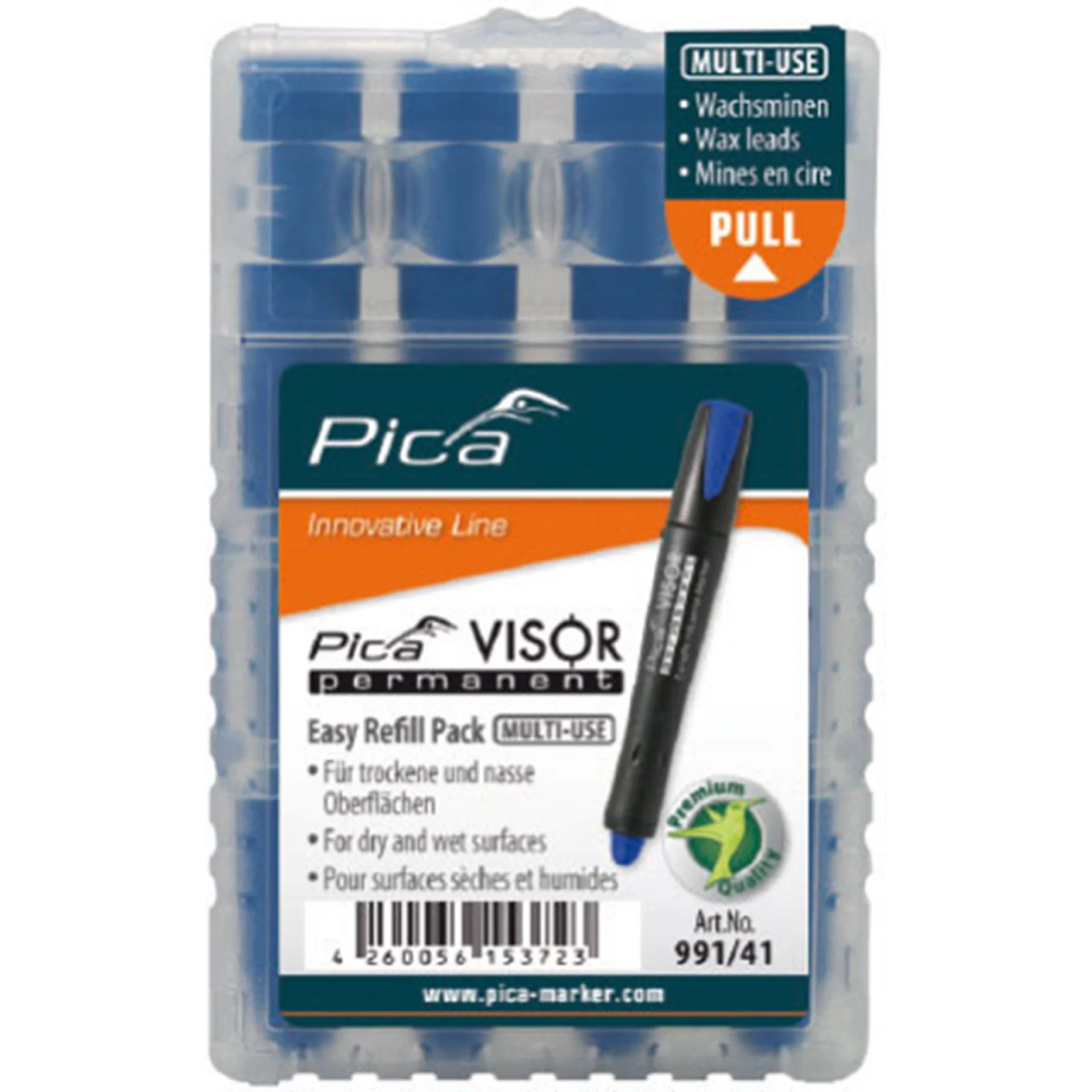VISOR MARKER REFILL PACK BLAUW 991/41 REF:PIC99141