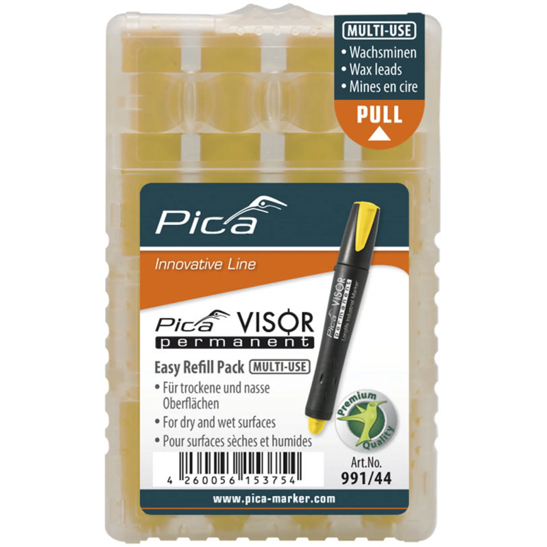 VISOR MARKER REFILL PACK GEEL 991/44 REF:PIC99144