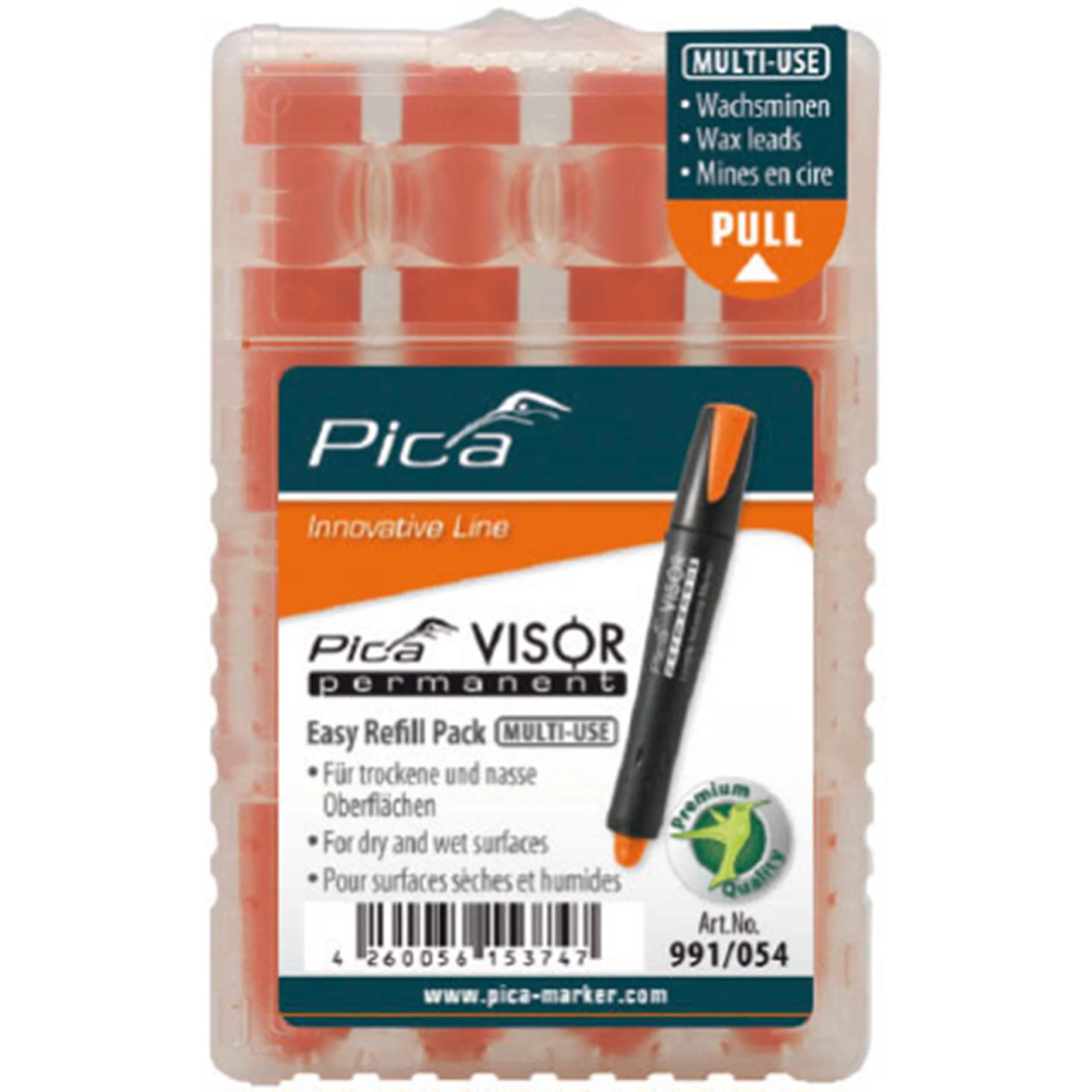 VISOR MARKER REFILL PACK FLUO ORANJE REF:PIC991054 PICA