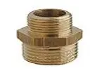 VERLOOPNIPPEL (3245) MESSING BU/BU 3/4X3/8 REF:3245MS3/4X3/8