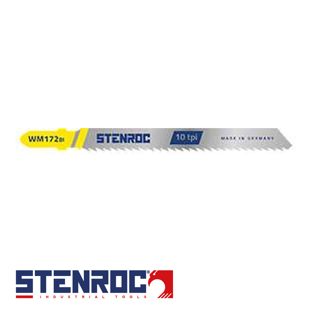 DECOUPEERZAAGBLAD HOUT OMGEKEERDE TANDING (5ST) - WM172BI, 100 MM X 10TPI REF:SR 20172110 STENROC