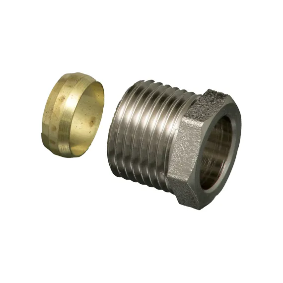 KLEMKOPPELING HAAKS SANITAIR CV 1/2"-Ø15MM REF:8339388