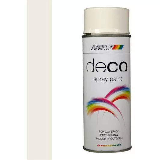 MOTIP COLRSP HOOGGLANS RAL 9010 HELDER WIT 400 ML REF:MOT01600 MOTIP