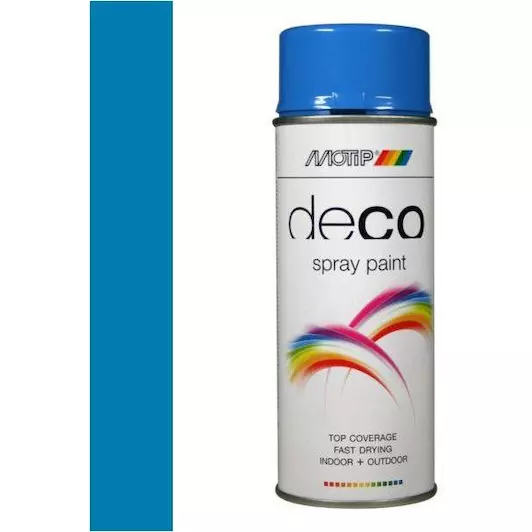 MOTIP COLORSPRAY HOOGGLANS RAL 5015 HEMELSBLAUW 400 ML REF:MOT01608 MOTIP