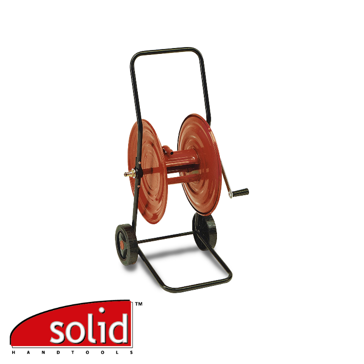 ROLL UP METAL, 1/2", HASPEL VOOR 70 M WATERSLANG, PVC WIELEN REF:AR 111170 SOLID