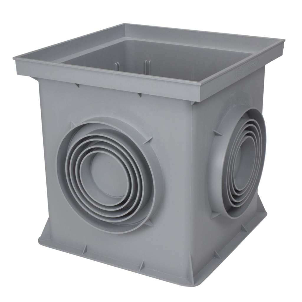 INSPECTIEPUT Z/BODEM PP 400X400 LG REF:MN6005.1401