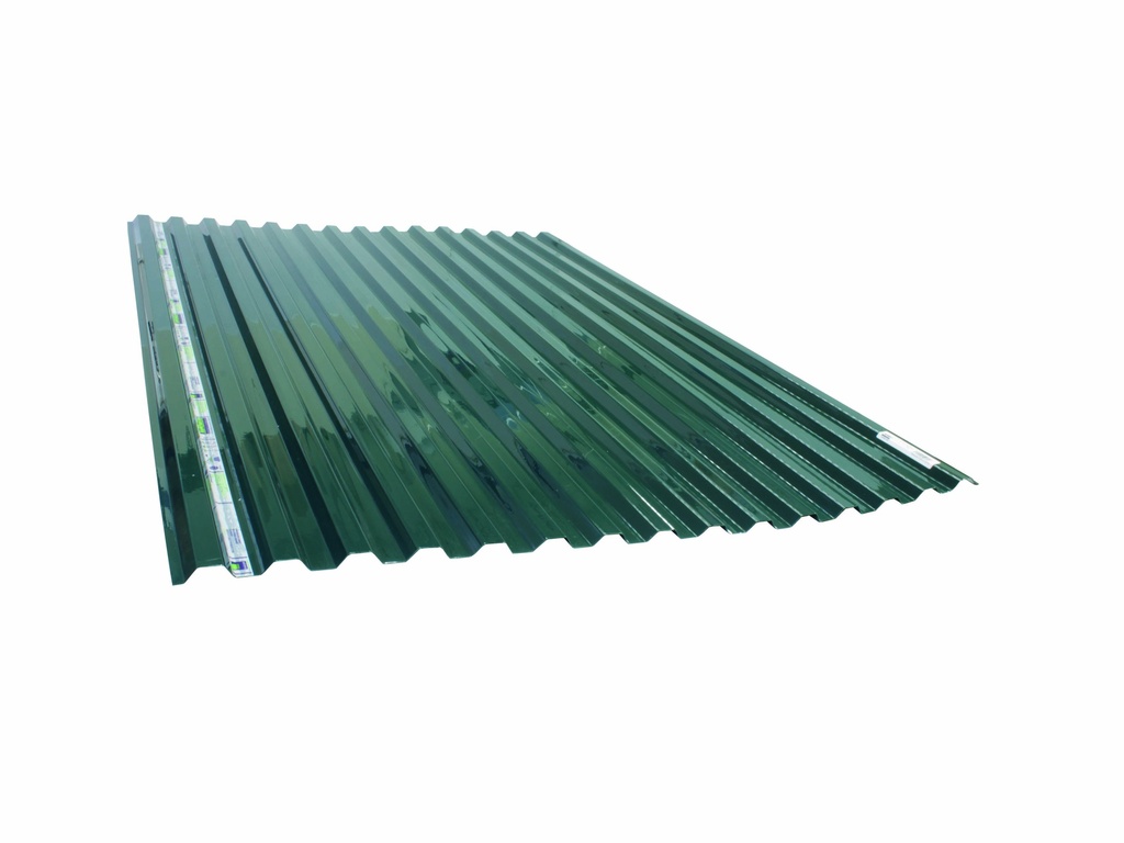 PLAAT PC GRECA 1.83MX1.15M OPAAK GROEN 7102.6085