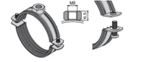 WT BUISBEUGEL CLASSIC-VZ-M8 2 SCHR.EPDM 31 38 25ST REF:IFVZRWTCE031038-0025 WEDI