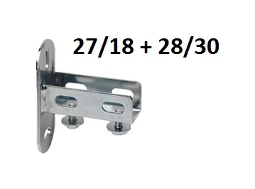 WT OPHANGPLAAT VOOR RAIL 27X18+28X30 UNIV M10 VZ REF:ITVZSWT-U272804-E001 WEDI