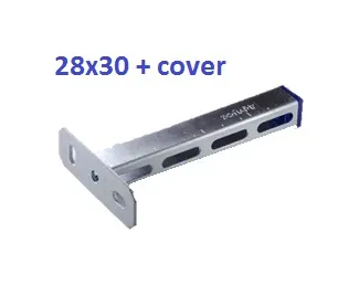 WT WANDCONSOLE-RAIL PERFO 28X30X1.7 L 300MM VZ 1ST
