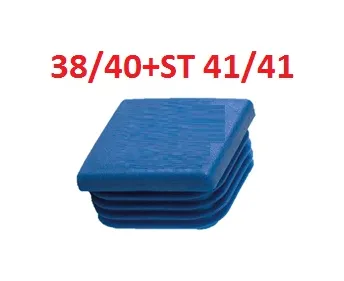 WT BESCHERM-KAP RAIL 38X40+ST41X41 BLAUW NYLON (25ST) REF:IWNKRWT-BK-38ST-0025