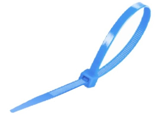 WT KABELBINDER 6.6 PA 4.80X 200 -G -100ST- BLAUW REF:BKBLRWT-0480200-0100 WEDI