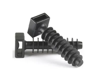 WT PLUG VOOR KABELBINDER TOT 9 MM ZWART-NYLON ENKEL 100ST REF:BLPLRWT-Z090430-0100 WEDI