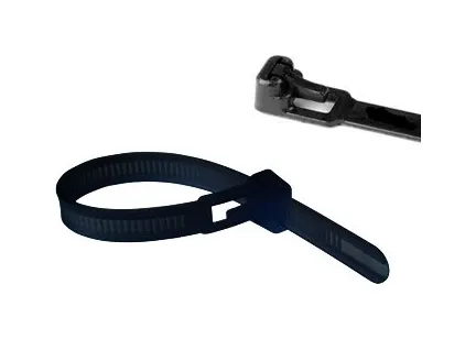 KABELBINDER LOSNEEMBAAR 7.60X250 ZWART 100ST REF:BGLNRGL-Z760250-0100 WEDI