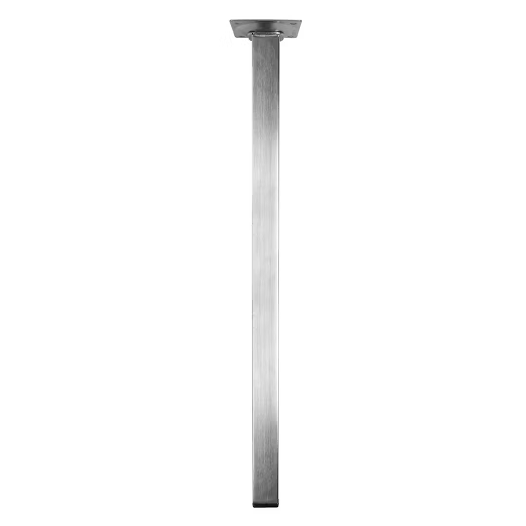 MEUBELPOOT VIERKANT GEBORSTELD 24X24X500MM REF:1-6804-19-500