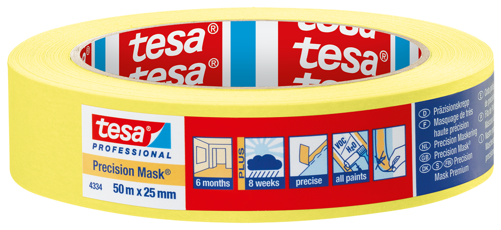 TESA TESAKREPP  PRECISION MASK-50M/25MM REF:04334-00001-02 TESA PRO