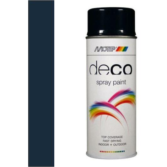 MOTIP COLORSPRAY HOOGGLANS RAL 5011 STAALBLAUW 400 ML REF:MOT01635 MOTIP
