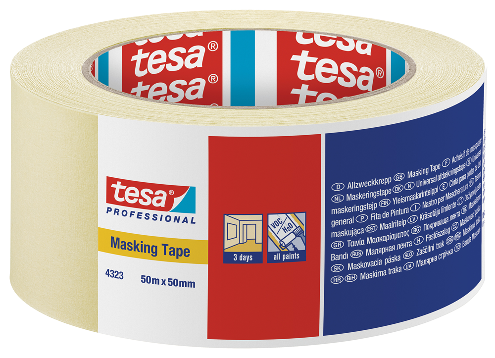 TESAKREPP 3 DAYS INDOOR BEIGE 50MX50MM REF:04323-00044-01 TESA PRO