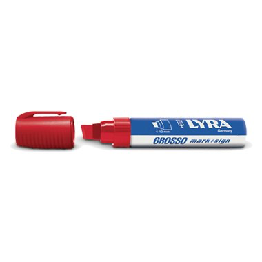 STIFT PERMANENT PUNTDIKTE 4-12MM ROOD 113-017 LYRA
