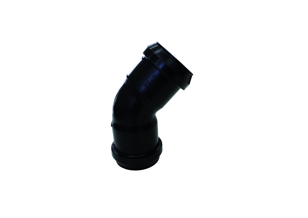 BOCHT SANITAIR LR PP 90 ZWART 45 FF REF:3203.8904