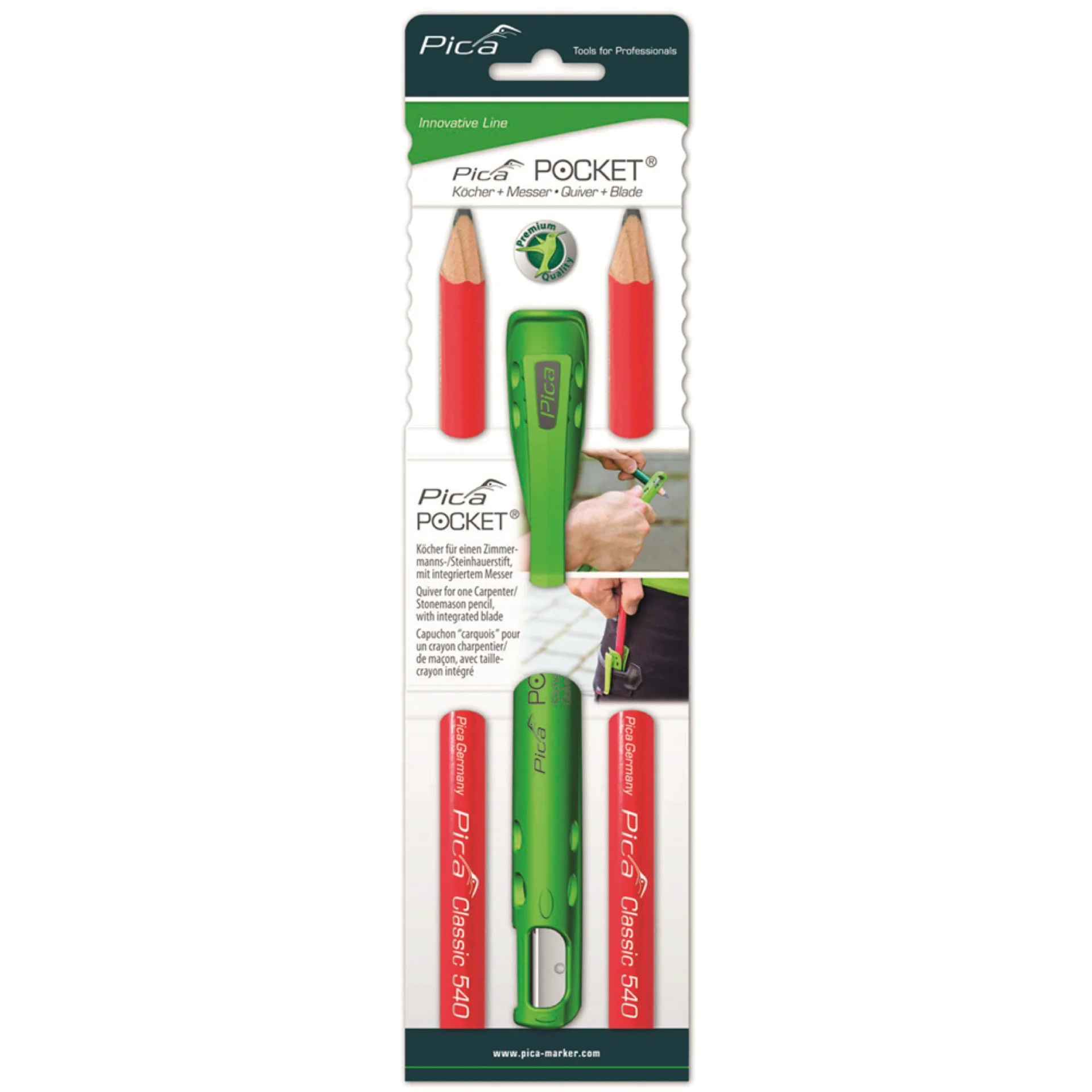 PICA POCKET + 540/24X2 505/01 POTLOOD REF:PIC50501 PICA