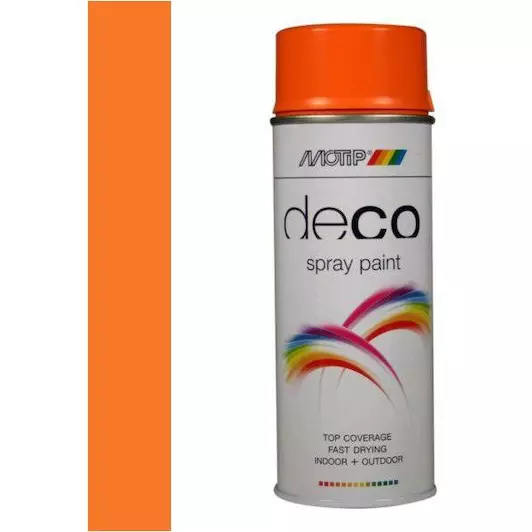 MOTIP COLORSPRAY HGGL RAL 2003 PASTEL ORANJE 400 ML REF:MOT01677 MOTIP