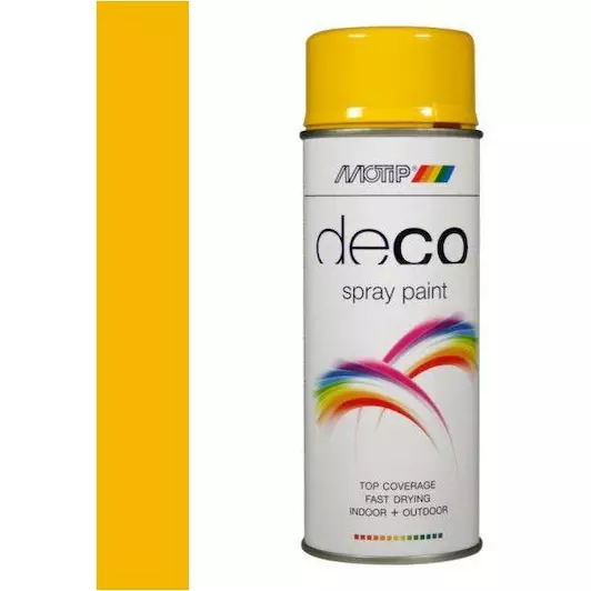 MOTIP COLORSPRAY HGGL RAL 1021 KOOLZAAD GEEL 400 ML REF:MOT01679 MOTIP