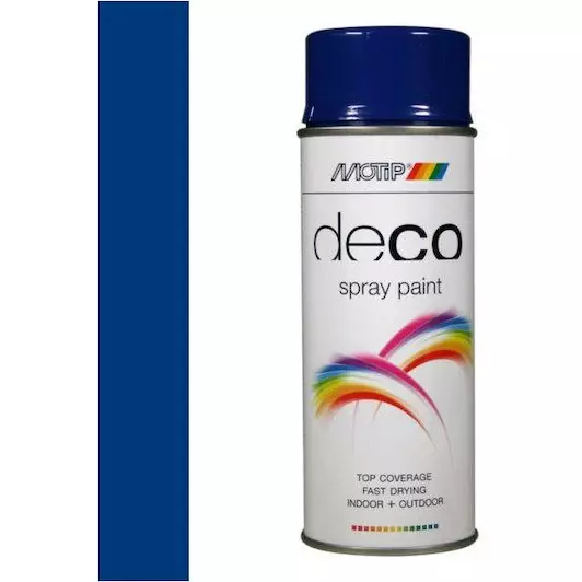 MOTIP COLORSPRAY HOOGGLANS RAL 5002 ULTRAMARIJN BLAUW 400 M REF:MOT01684 MOTIP