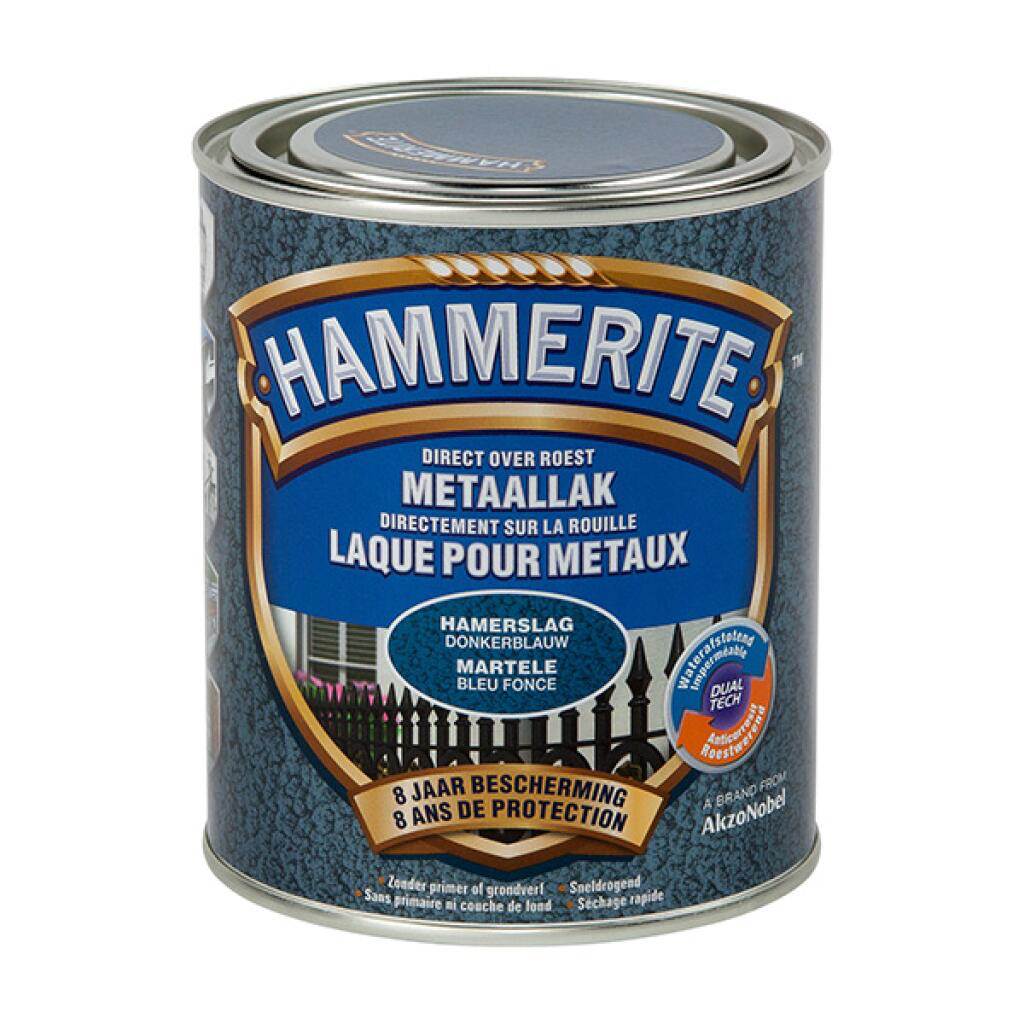 HT HAMERSLAGLAK DONKERBLAUW 750 ML REF:HT5082379 HAMMERITE