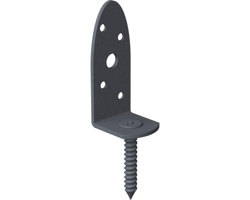 FLECHTZAUNHALTER OVADO L STEUN DONKERGRIJS SB 4STUKS REF:213077