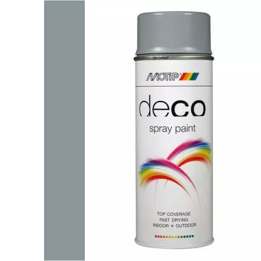 MOTIP COLORSPRAY HOOGGLANS RAL 7001 ZILVERGRIJS 400 ML REF:MOT01689 MOTIP