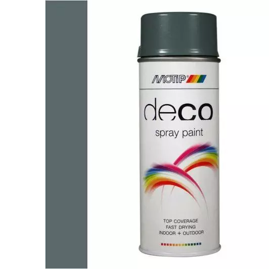 MOTIP COLORSPRAY HOOGGLANS RAL 7031 BLAUWGRIJS 400 ML REF:MOT01691 MOTIP