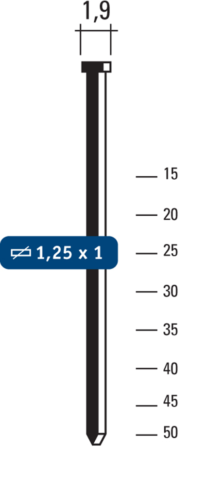 MINIBRADS ECO F18-45 INOX 45MM REF:FRFE1845IN HEWI