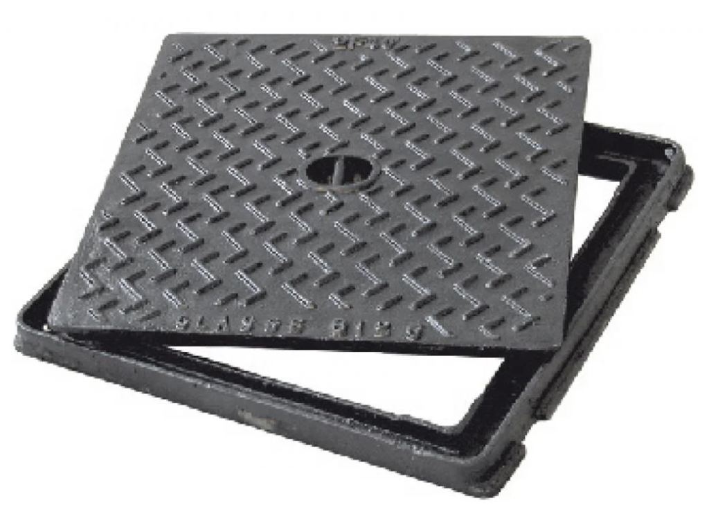 DEKSEL 60X60CM NODULAIR GIETIJZER FNG B125KN