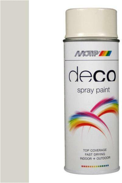 MOTIP COLORSPRAY HOOGGLANS RAL 9002 GRIJSWIT 400 ML REF:MOT01696 MOTIP