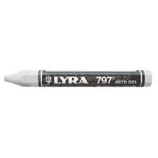 VETSTIFT VOOR HOUT WIT 120MM 12MM 4870001 REF:348933 LYRA